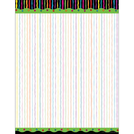 BARKER CREEK Neon Stripe Computer Paper, 50 sheets/Package 719